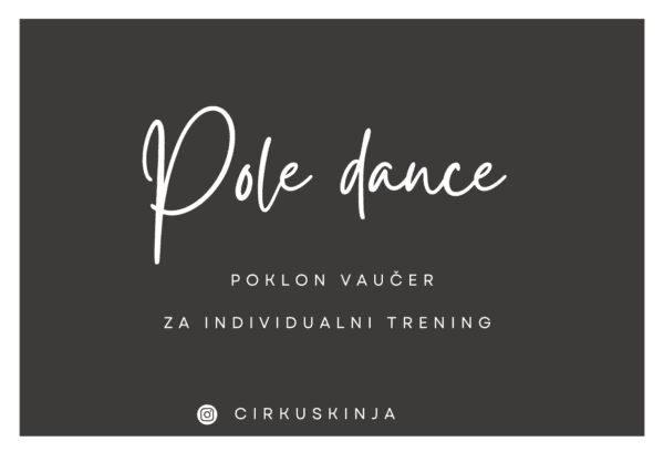 Vaučer za pole dance trening