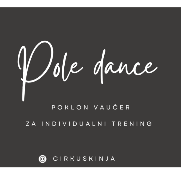 Vaučer za pole dance trening