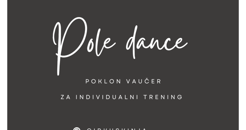 Vaučer za pole dance trening