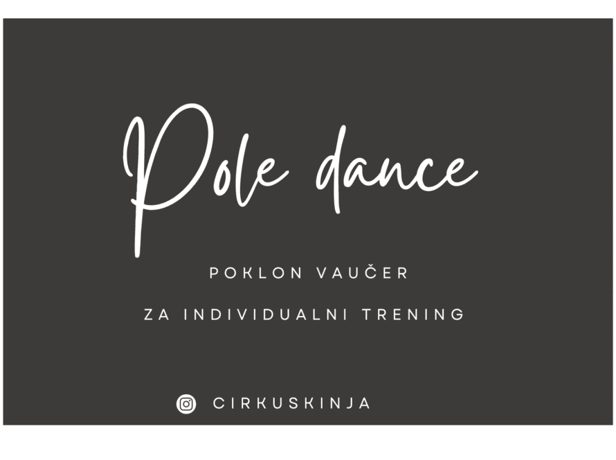 Vaučer za pole dance trening